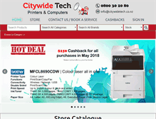 Tablet Screenshot of citywidetech.co.nz